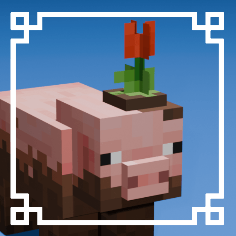 Minecraft Earth Pigs logo