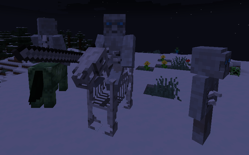 A patrol of White Walkers.
