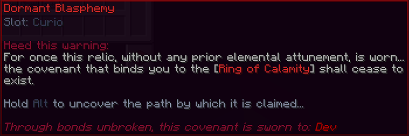 Dormant Blasphemy