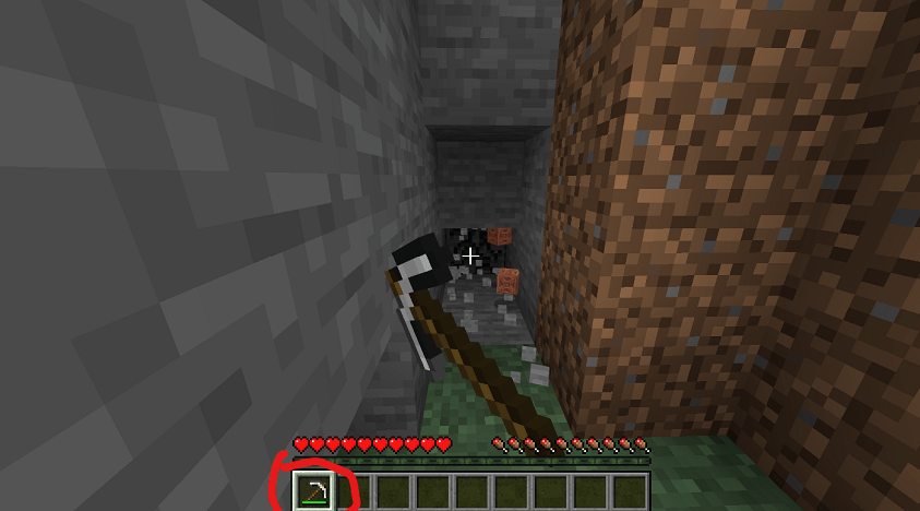 some block need pickaxe for drop