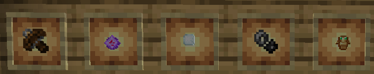 a small part of the changed items