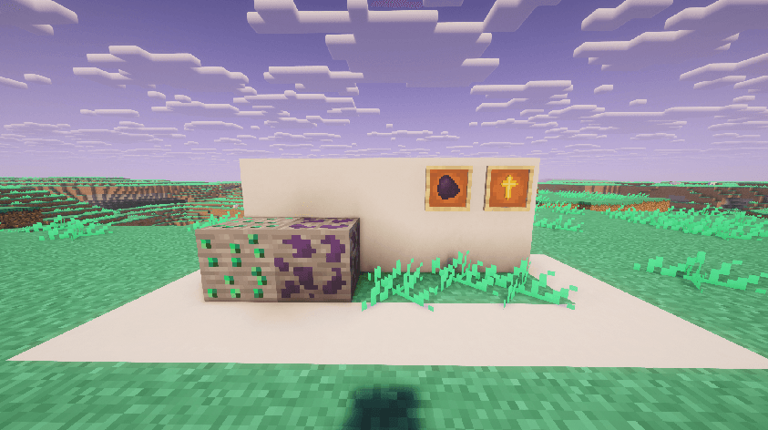 Items and Blocks of the mod.