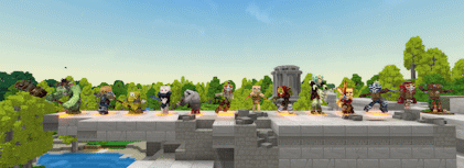 All armor stands variants with armors and animations