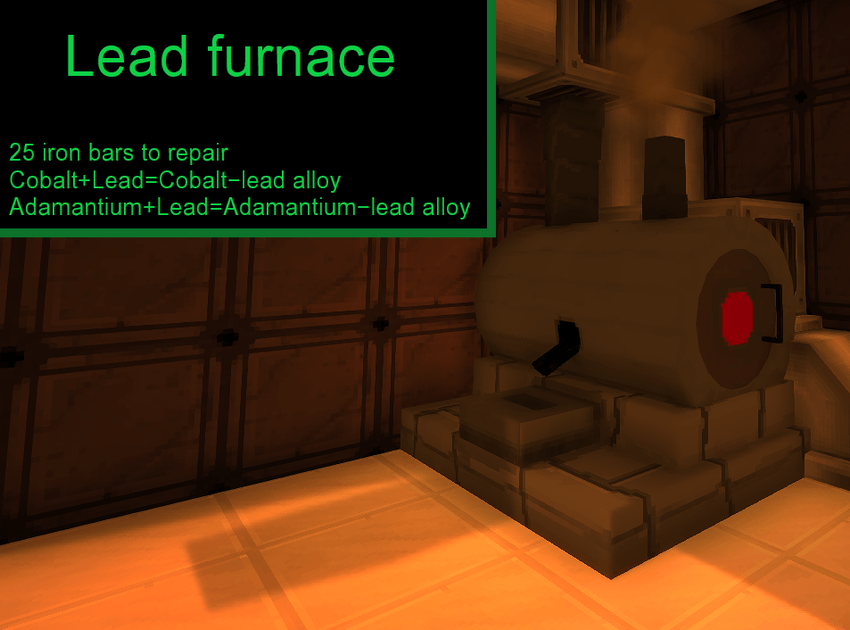 Lead furnace infograph