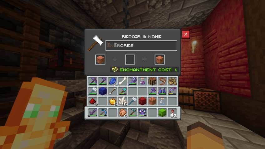 How to correctly rename a copper chest