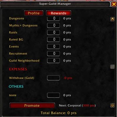 Points Rewards