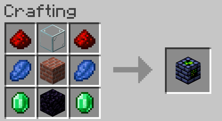 XPCol Block crafting recepy