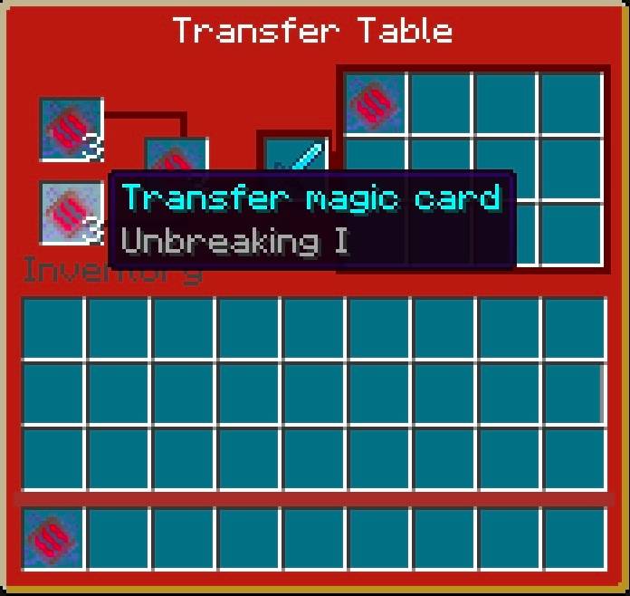 Combining cards