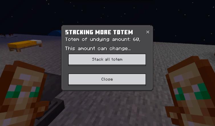 Stacking totem