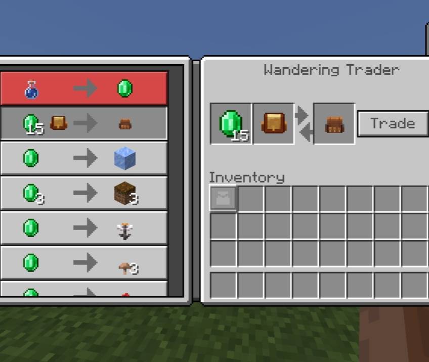Wanderer Backpack Recipe