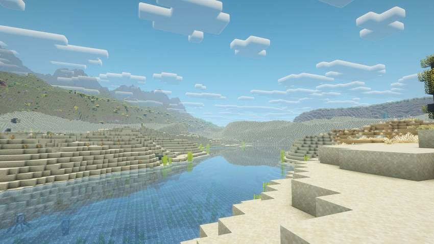 Polished Survival — Crystal clear desert lake