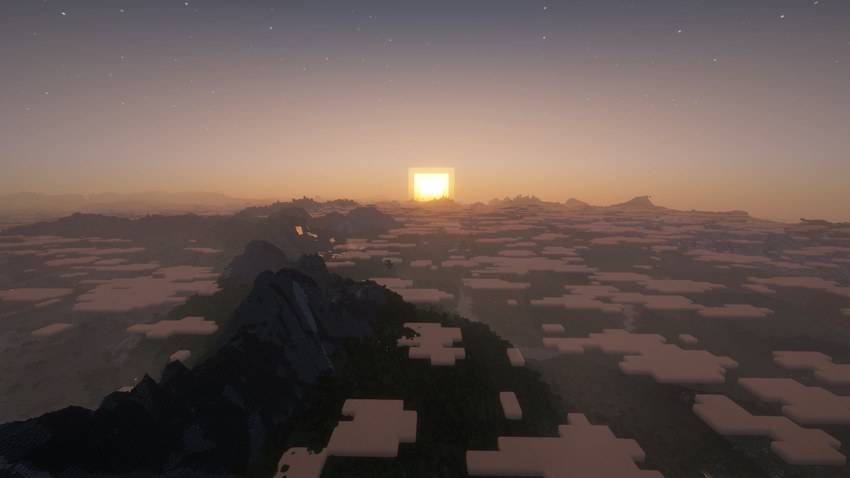 Polished Survival — Sunset over the cloud sea
