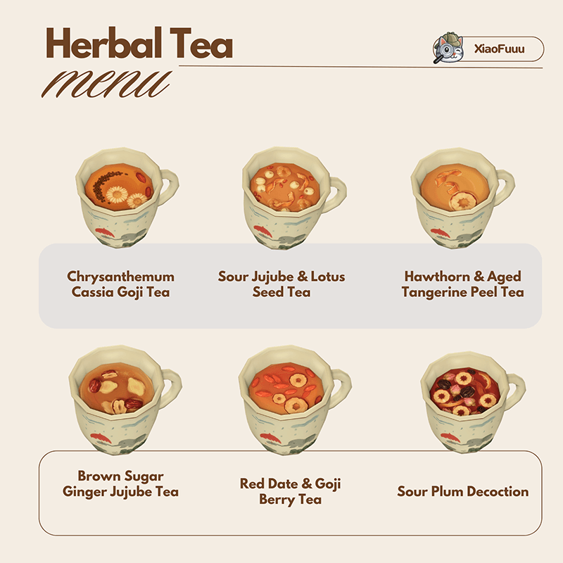 Traditional Chinese Herbal Tea Series