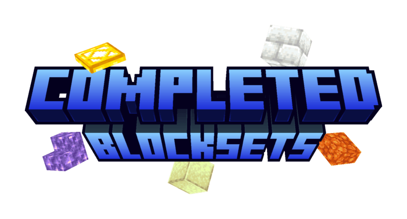 Completed Blocksets Title Image