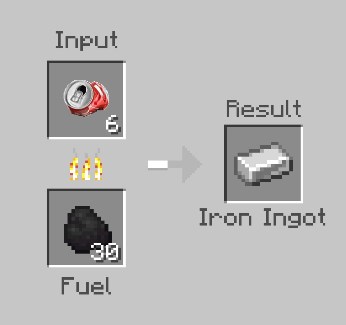 Smelting Empty Cans