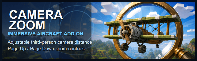 Camera Zoom for Immersive Aircraft