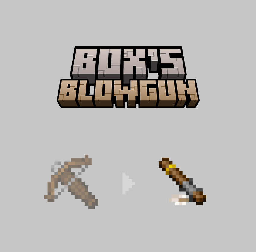 Box's Blowgun Minecraft Texture Pack