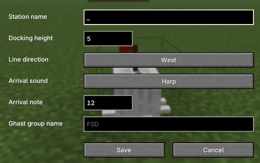 Ghast Station GUI