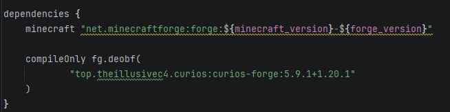 Compile Only Meaning to only activate a head slot if Curios is active. Not dependant