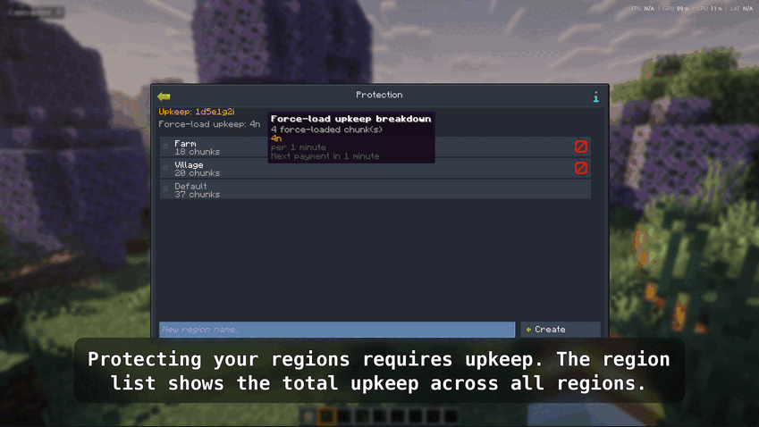 Upkeep System