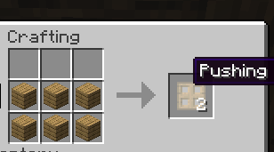 Making a pushing trapdoor
