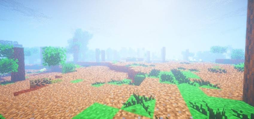 Chunk of a forest destroyed after a powerful tornado