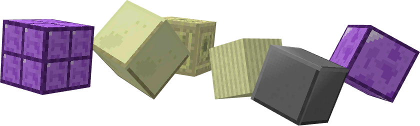 Endstone lines, endstone smooth, endstone carved and more new blocks
