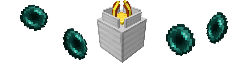 Ender pearl activator with ender pearls around