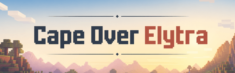 Cape Over Elytra Banner Title