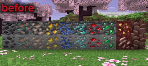 Outlined Ores Showcase