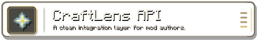 CraftLens API