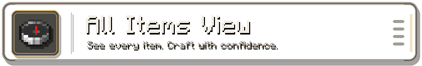 All Items View