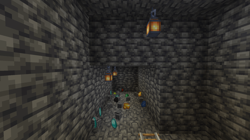 05 loot pile at the drift mouth