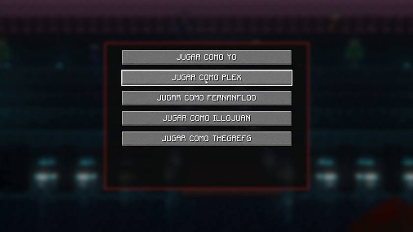 You can select the character or play as yourself