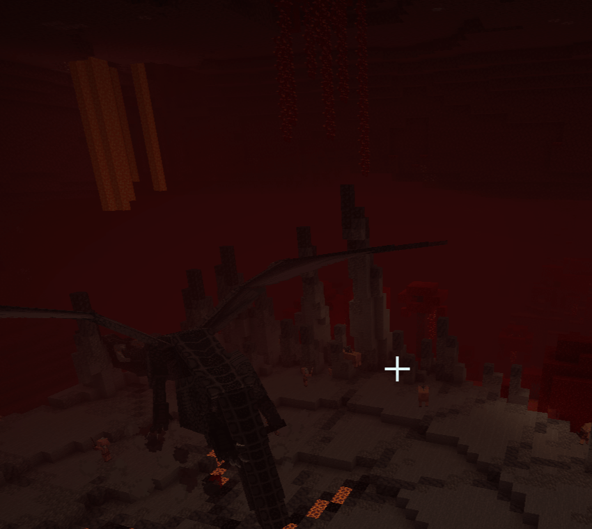 An Ignivorus in the roost in the Nether