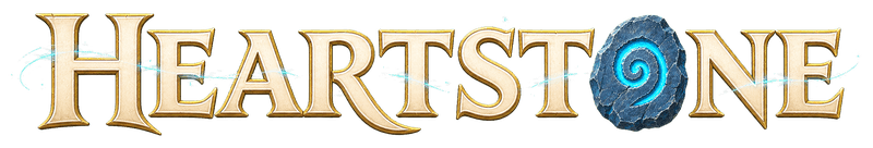 Heartstone with the stone rune stone in place of the O. It has some blue shimmer running though the bold, gold lettering.