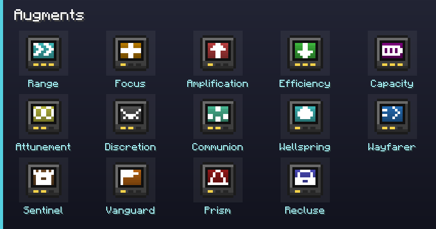 Fourteen augments