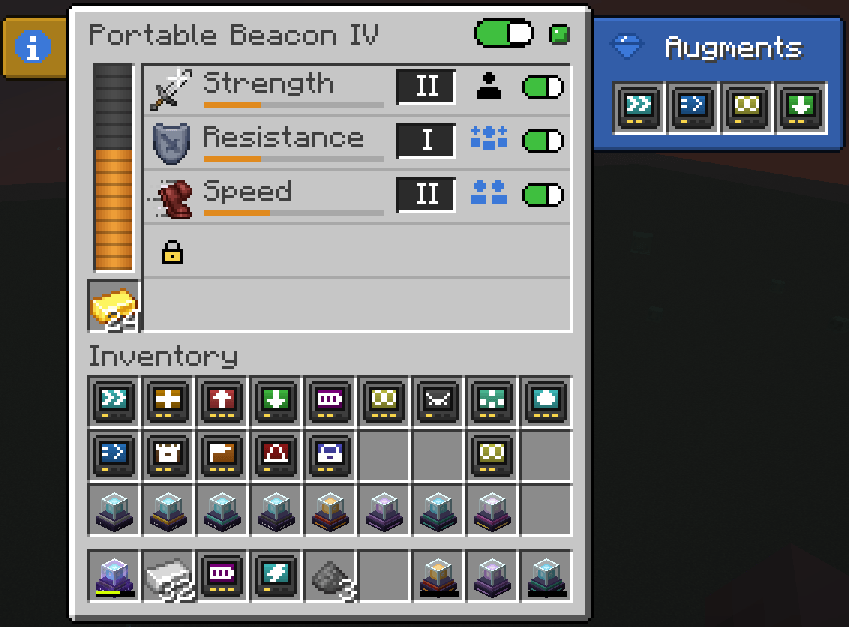 The beacon screen