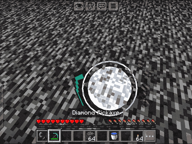 Breakable Bedrock (Achievement friendly) — Minecraft Bedrock addon, screenshot 2