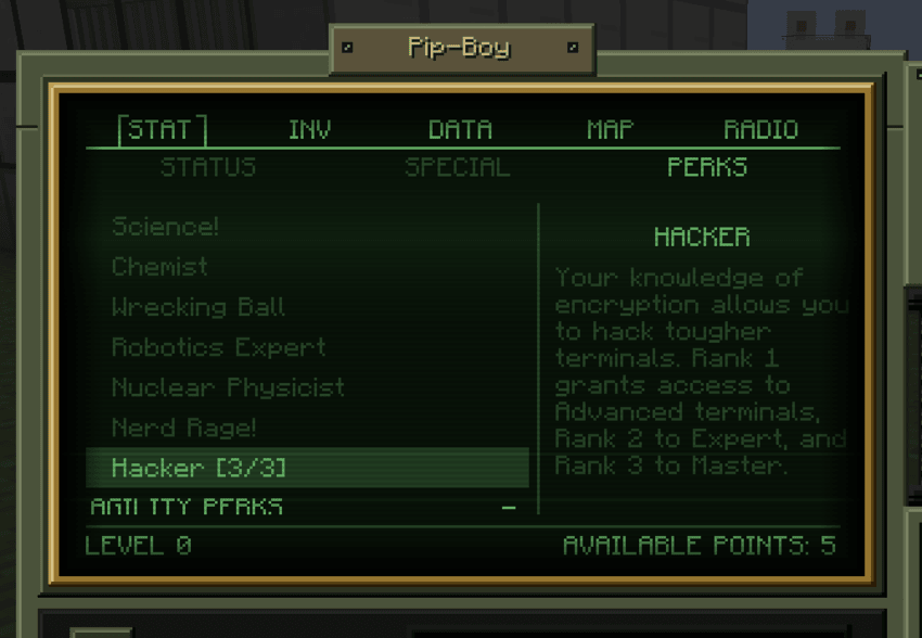 Hacker Perk
