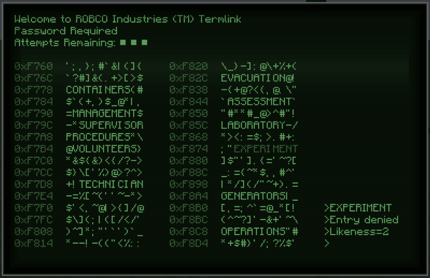 Hacking Minigame