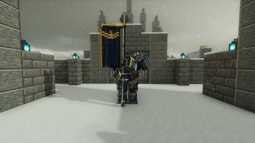 The Standard-Bearer at the gate