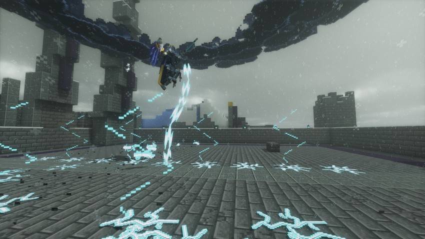 The Sky: lightning hurled from above