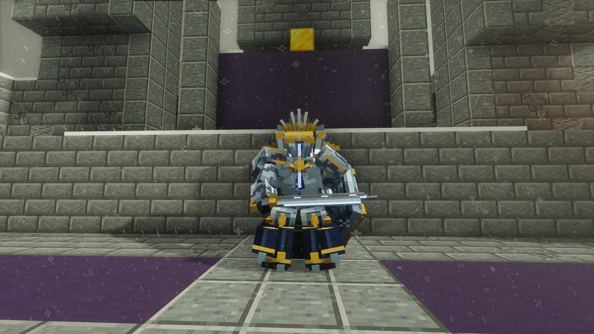 The Winged Regent before her throne