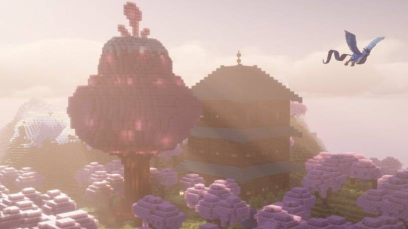 Articuno over the pagoda