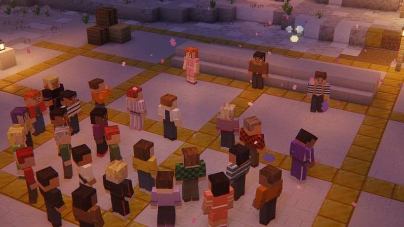 Trainers together at an event