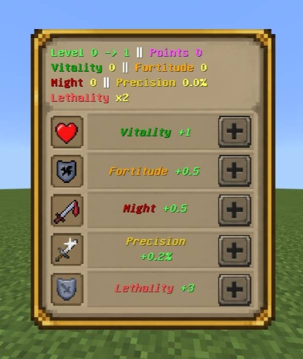 Leveling — Minecraft Bedrock addon, screenshot 4