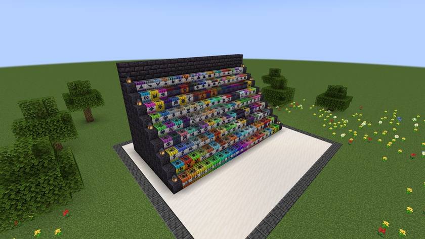 All 162 TNTs in game, side view