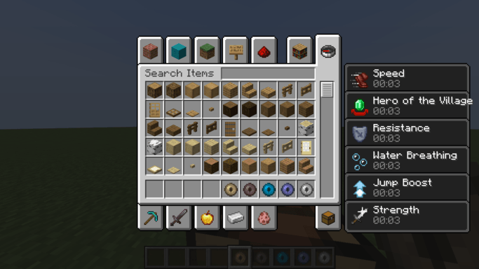 Full Set Bonus & Potion Effects