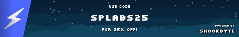 Shockbyte - Use code SPLABS25 for 25% off